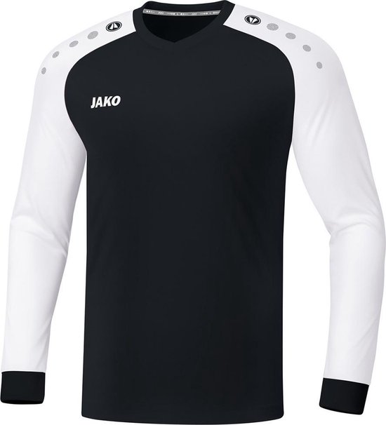 Jako - Jersey Champ 2.0 L/S Junior - Shirt Champ 2.0 LM - 128 - Zwart