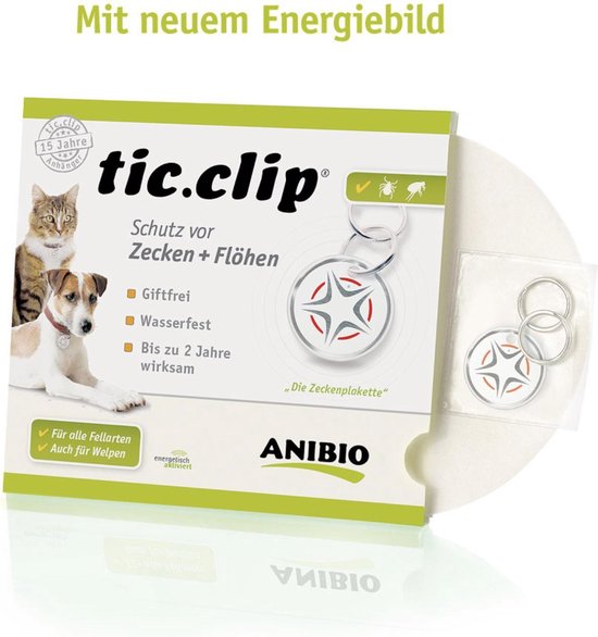 ANIBIO - Tic-clip- teken en vlooienbescherming voor honden en katten