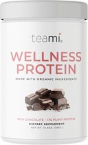 "TEAMI" BLENDS | Wellness Protein Organic Plant Based Chocolade | 100% Biologisch | 100% Vegan | Plantaardige Eiwitshake | Proteïne Poeder Chocolade | Eiwitpoeder | Vegan Proteïne Shake