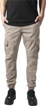 Urban Classics Cargo broek -S- Jogging Creme