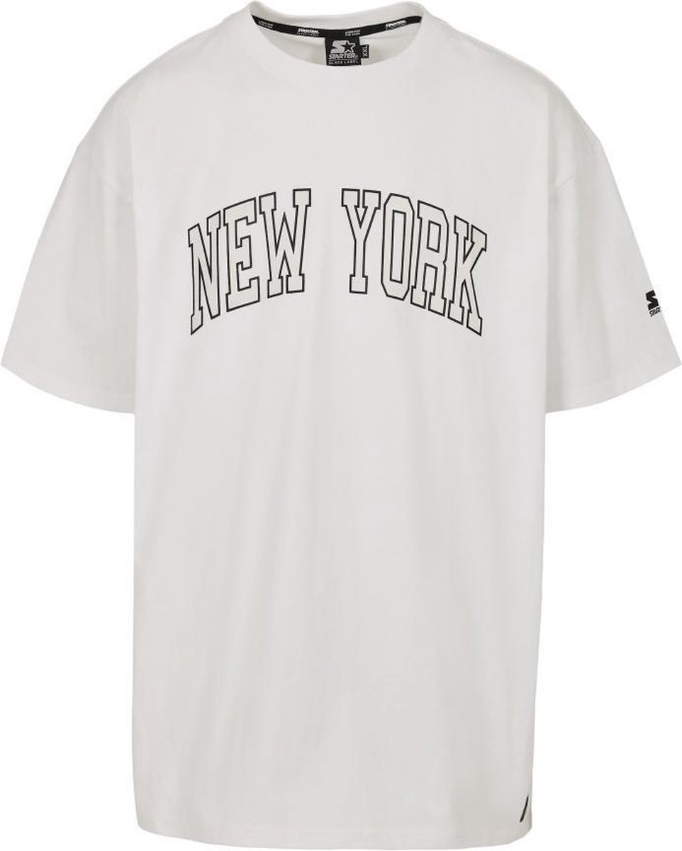 Starter Black Label - Starter New York Heren T-shirt - M - Wit