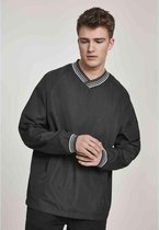 Urban Classics Sweater/trui -L- Warm Up Pull Over Zwart/Grijs