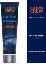 NO HAIR CREW – Premium Ontharingscreme Intieme delen – ontharing Mannen – 100 ml - intimate hair removal cream - ontharen Eraser for Men zone intiem voor Man genitalien