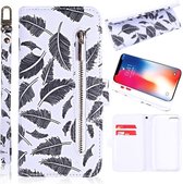 P.C.K. Samsung Galaxy A50s veren rits boekhoesje/bookcase voor 12 Pasjes