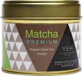 Yeh Tea - MATCHA PREMIUM – tin 40g – Premium biologische Matcha groene theepoeder