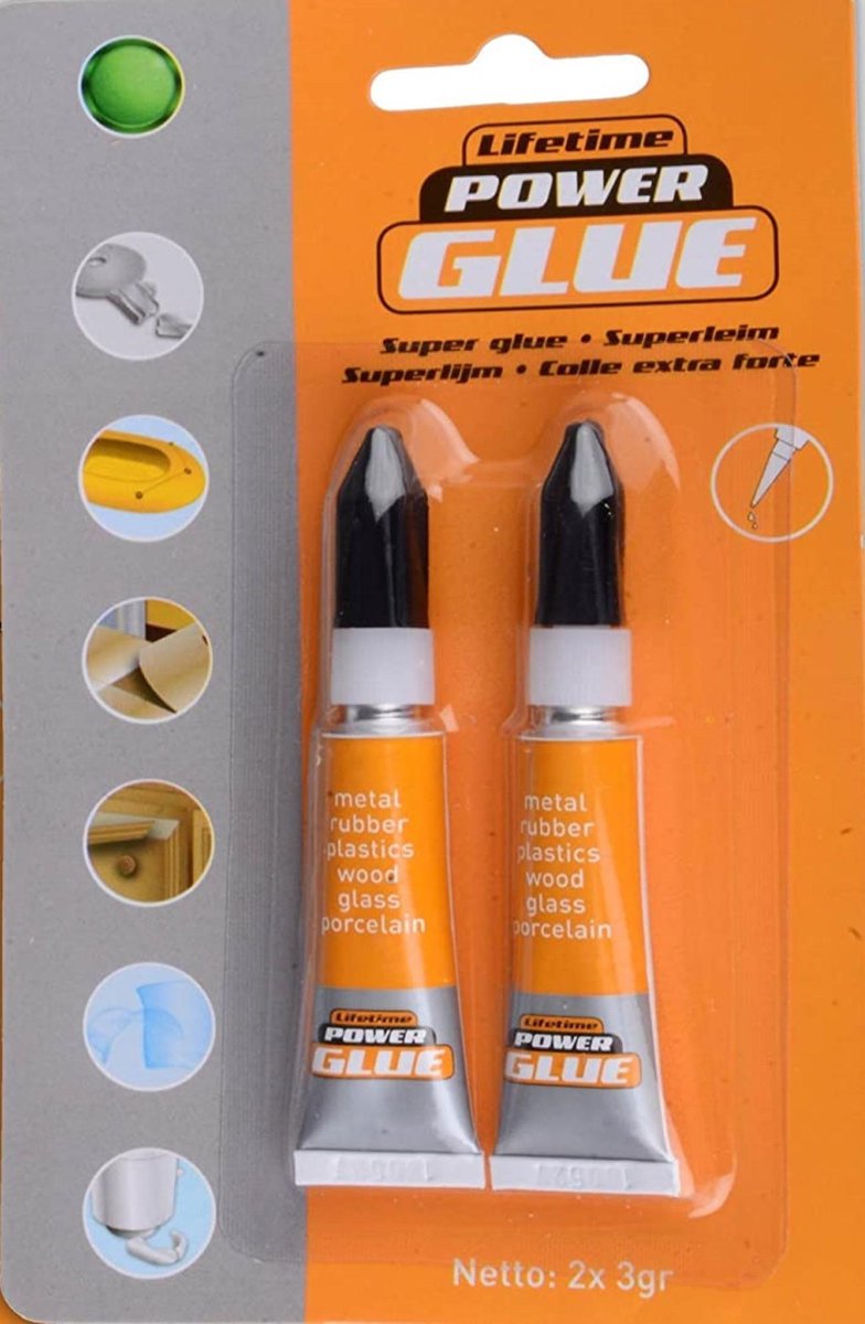 Loctite Super Glue-3 Glass - colle instantanée - pour verre - tube