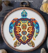 Borduurpakket MANDALA - SCHILDPAD