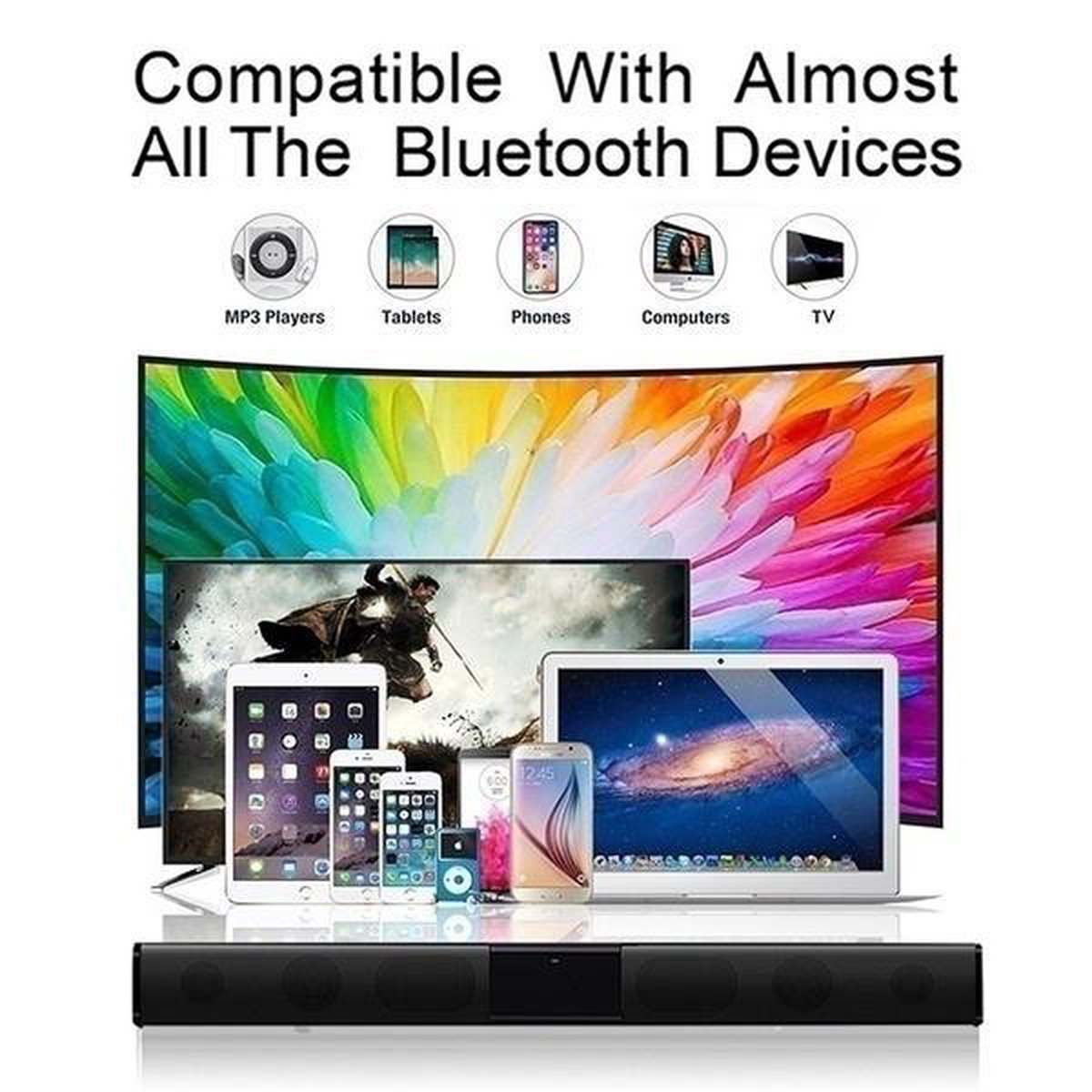 Super Galaxy Soundbar met subwoofer