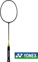 Yonex badmintonracket Nanoray 100SH | zwart/geel | bespannen