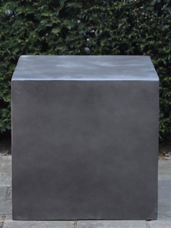 Gewoon knoflook Vreemdeling Sokkel/zuil uit light cement, 20 x 20 x 20 cm. beton look /  antracietkleurige zuil,... | bol.com