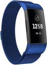 Fitbit Charge 4 Milanese band - blauw - Large