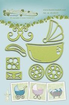 LeCrea - Leabilitie Baby stroller-cradle-bath  snij en embos 45.0539