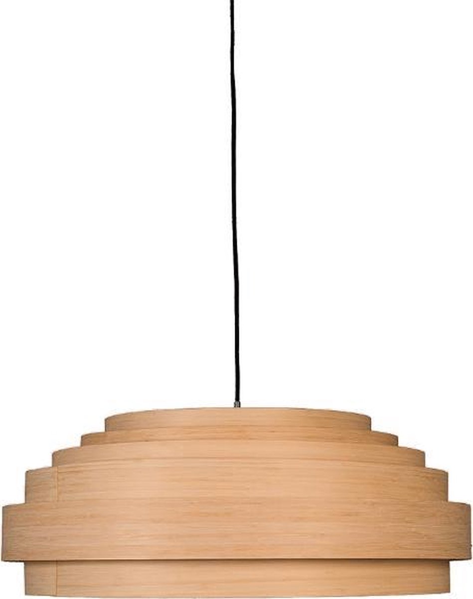 Ay Illuminate - Thin Wood Shade Large - Hanglamp - Bamboe - Ø70 H:27