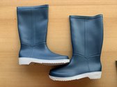 Regenlaarzen - Tuinlaarzen - Blauw / wit - maat 37 - regenlaars - tuinlaars