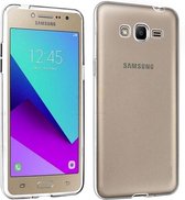 Samsung Galaxy J2 Prime smartphone hoesje tpu siliconen case transparant.