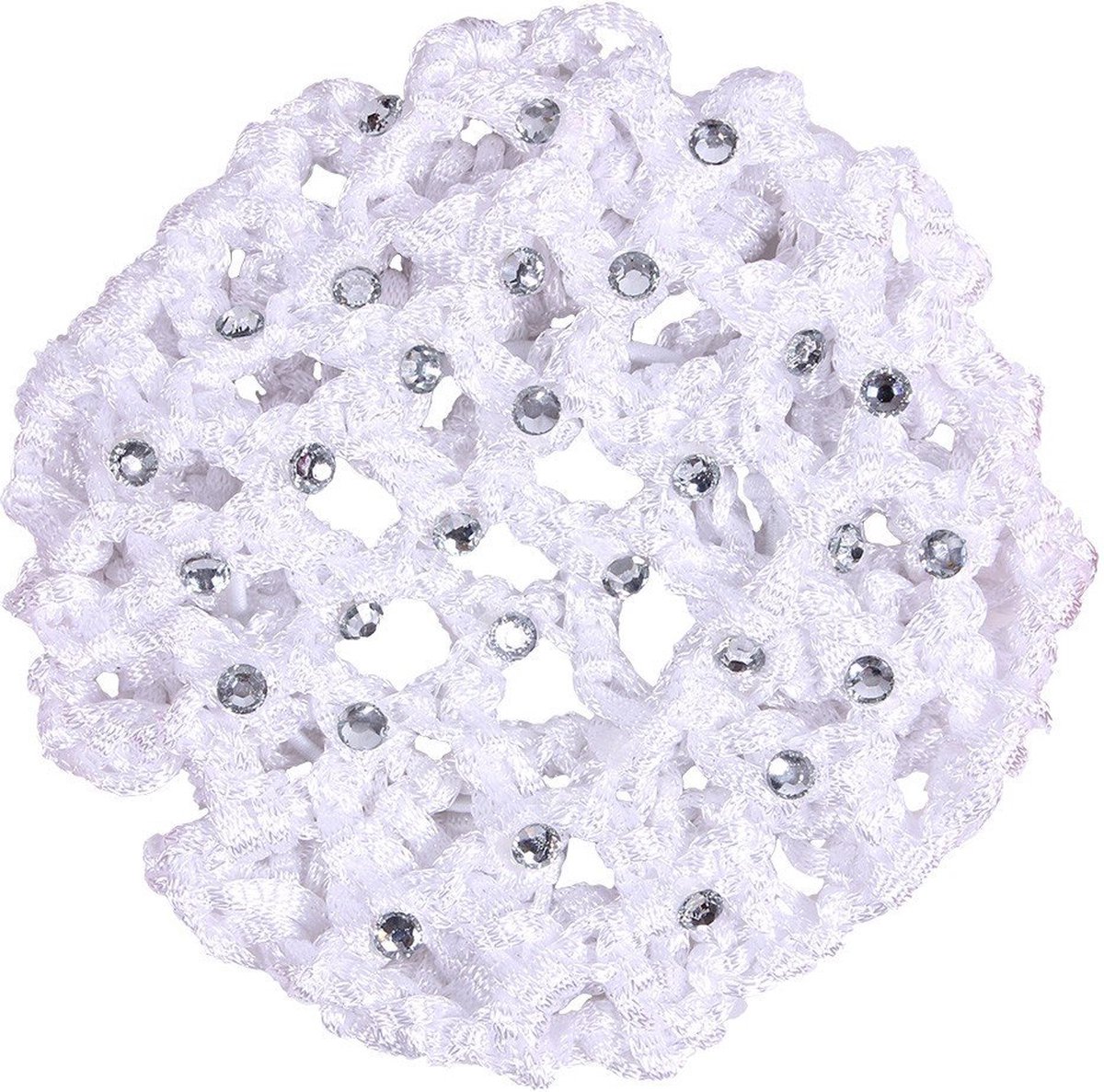 Haarnetje Diamond QHP wit