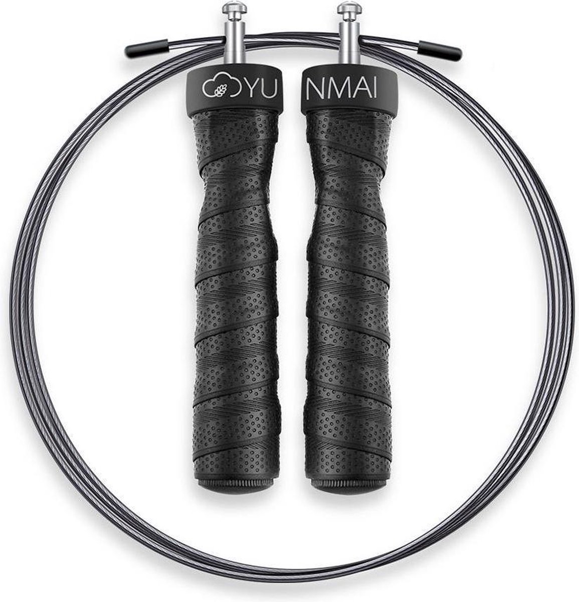 Yunmai verzwaard & verstelbaar Springtouw PRO - Speed Ropes met uitneembaar gewicht & kogellagers
