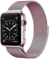 Horlogeband van RVS voor Apple Watch Series 1/2/3/4/5 | 38/40 mm | Horloge Band - Horlogebandjes | Rosé goud