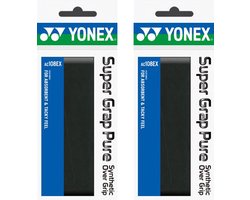 Yonex AC108 Super Grap Pure | zwart | 2stuks