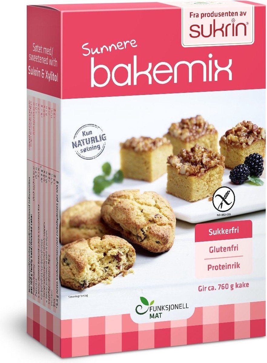 Goedkoopste Sukrin Universele Bakmix (340g) - Suikervrij, glutenvrij, koolhydraatarm en 100 natuurlijk