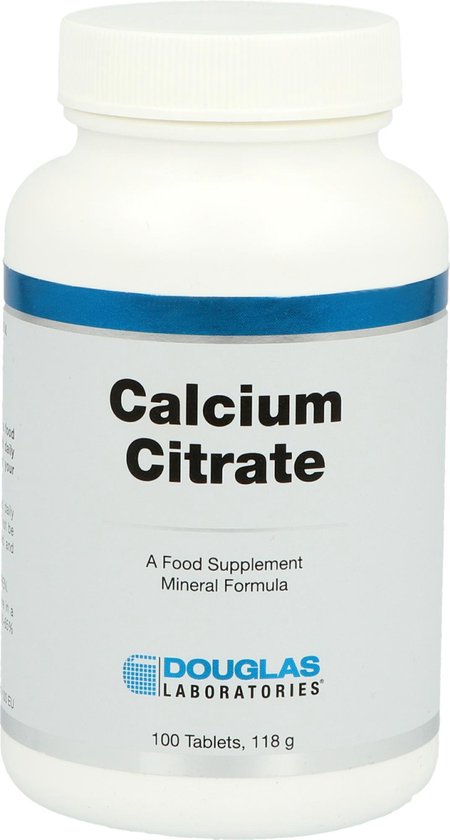 financiën wees onder de indruk Melodieus Calciumcitraat (100 tabletten) - Douglas Laboratories | bol.com