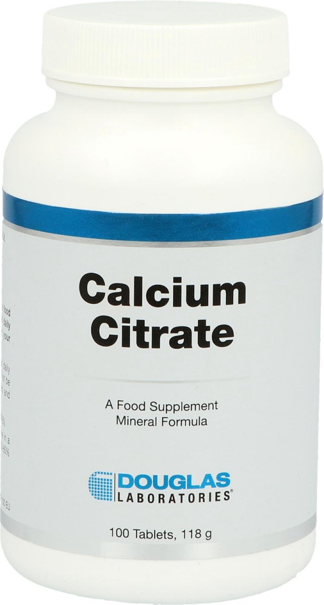 Calciumcitraat (100 tabletten) - Douglas Laboratories | bol.com