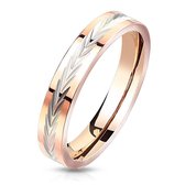 Ring Dames - Ringen Dames - Ringen Vrouwen - Rosé Goudkleurig - Ring - Ringen - Sieraden Vrouw - Met Pijltjesmotief - Arrow