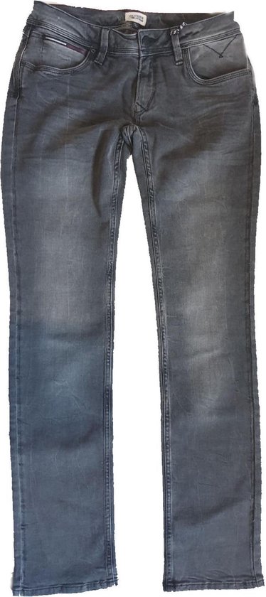 Tommy hilfiger suzzy sbust grijze straight fit jeans - Maat W28-L32 | bol