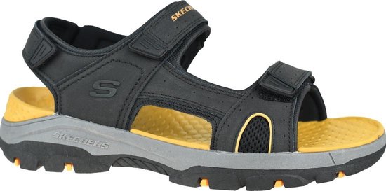 Skechers Tresmen-Hirano 204106-BLK, Mannen, Zwart, Sportsandalen maat: EU