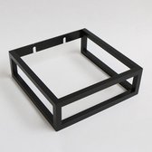 INK Vice frame, staal, geschikt voor fontein 270x270x90 mm, mat zwart