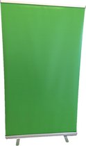 Greenscreen 120cm x 200cm ultra wide + draagtas (Roll-up banner) | Groen Achtergrond Doek | Groene achtergrond