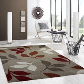 BONNA MODERN ROOD BEIGE VLOERKLEED GEBLOEMD