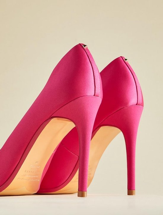 Satin Bow Detail Court iinesi brt pink 