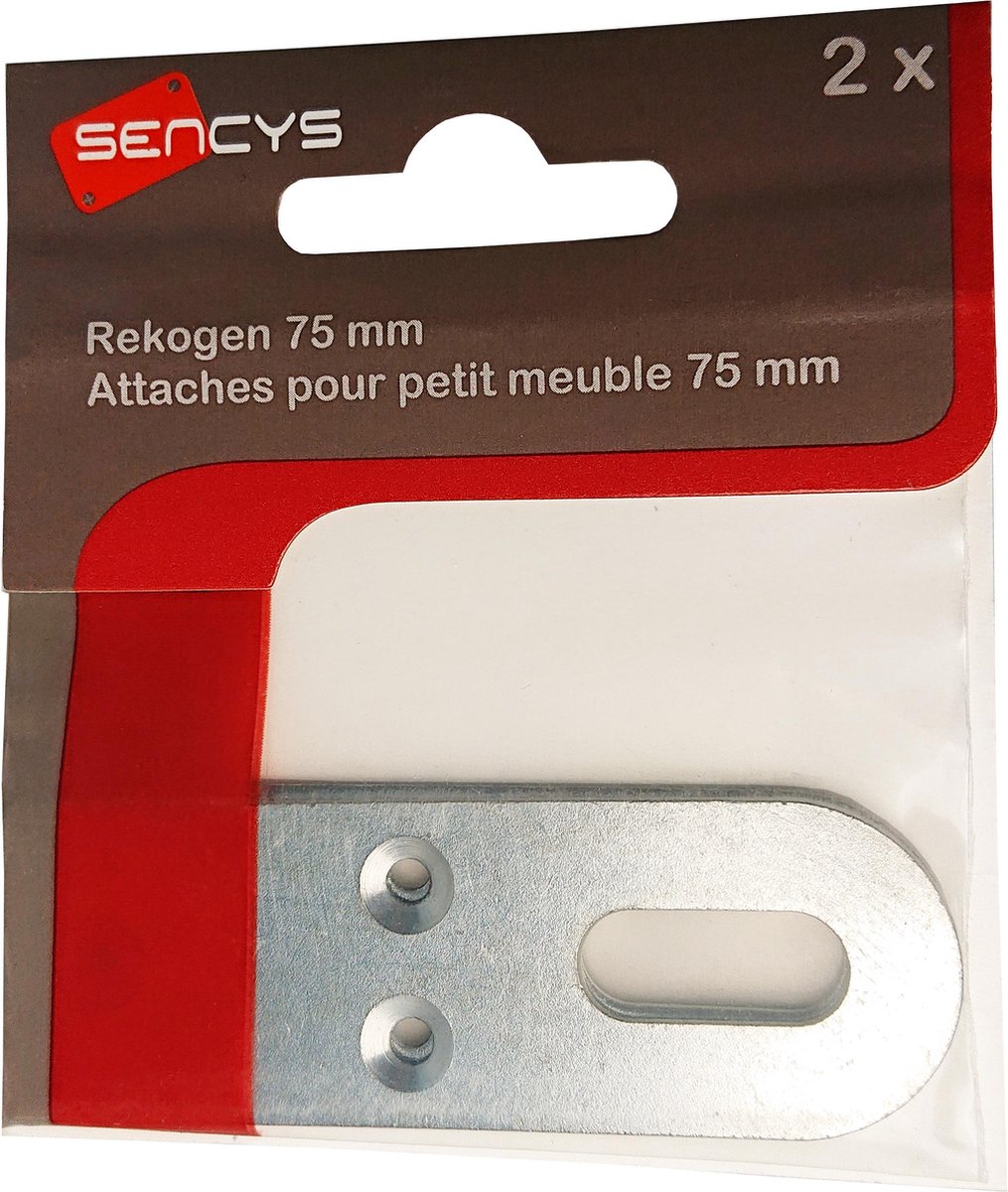 SENCYS rekogen | 75 mm | verzinkt staal | 2 stuks
