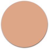 Ronde muursticker effen kleur - WallCatcher | 140 cm | Behangsticker Licht Nude Pink wandcirkel
