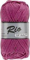 Lammy yarns Rio katoen garen - cyclaam roze (850) - naald 3 a 3,5mm - 10 bollen