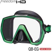 TUSA Snorkelmasker Duikbril Freedom HD M1001QB -EO - zwart/groen