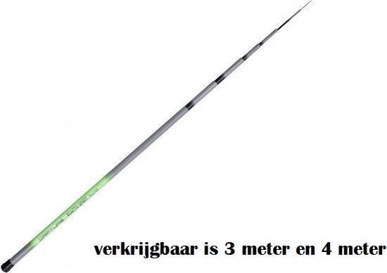 stormloop Peer Publiciteit Hengel - Vaste Lat - 4 meter - Groen Zwart | bol.com