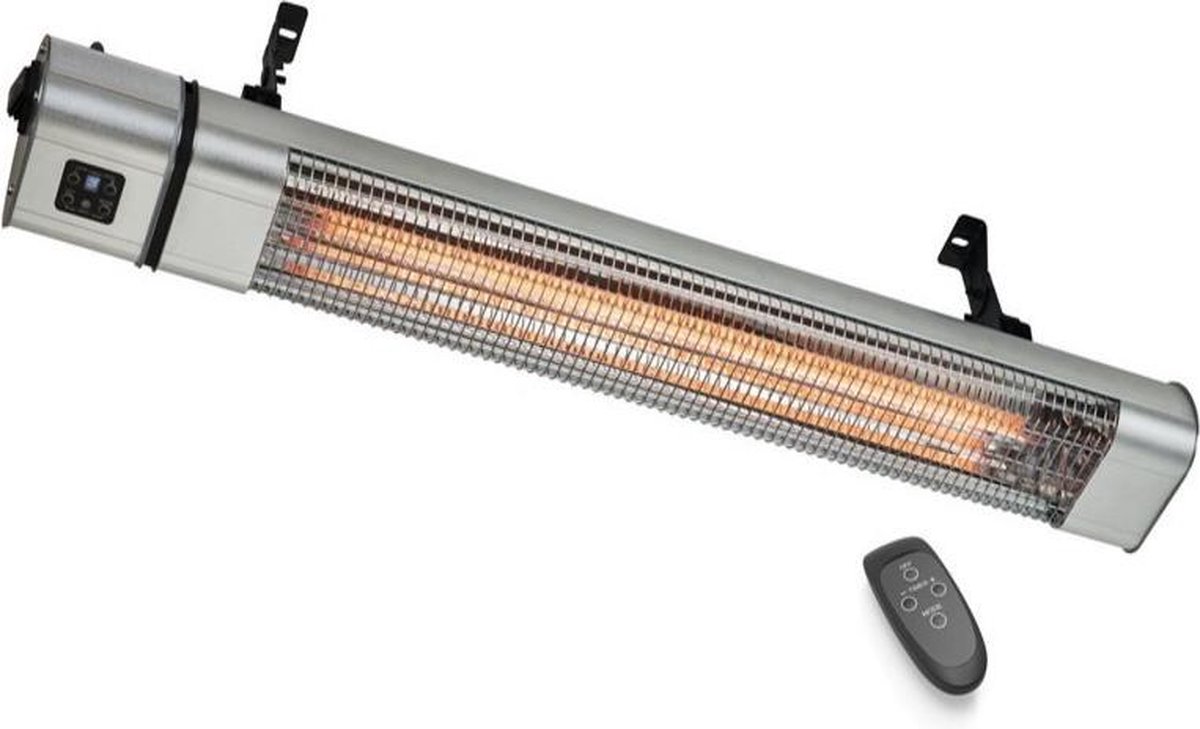 Infrarood terrasheater 2400Watt met afstandsbediening vermogen instelbaar