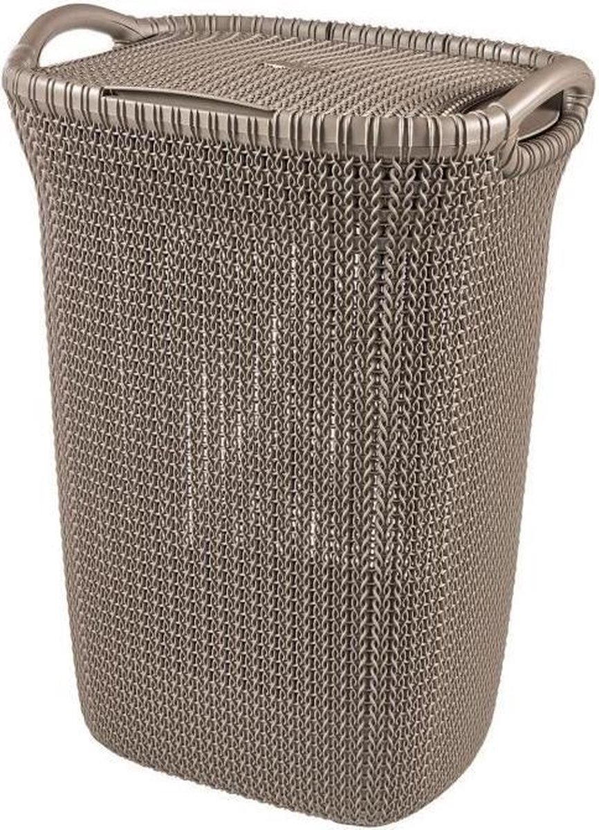 Curver Knit Wasmand 57L Bruin