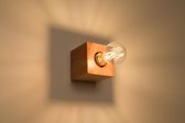 Sollux Lighting - Wandlamp ARIZ natuurlijk hout