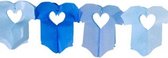 slinger met baby rompertjes blauw - 3 m lang / 16 cm hoog - Babyshower