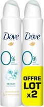 Dove vrouwen deodorant talk touch - 0% alcohol - 6 stuks - 200 ml