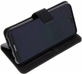 Huawei P10  zwart Portemonnee Wallet Case – TPU  hoesje met pasjes Flip Cover - Boek  beschermend Telefoonhoesje