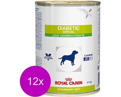 12x Royal Canin Hondenvoer Nat Diabetic 410 gr