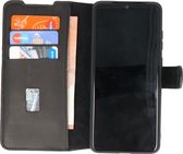 Bestcases Handmade Leer Booktype Telefoonhoesje Samsung Galaxy S20 Ultra - Zwart