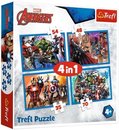 Avengers 4 in 1 puzzel