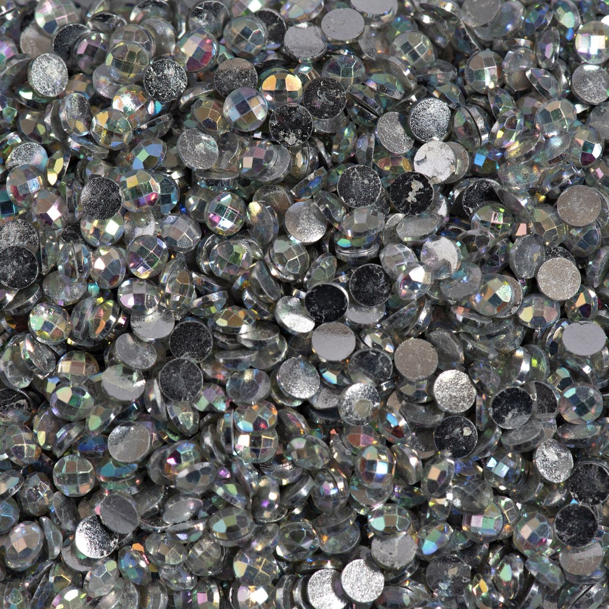 Diamond Dotz® - Diamond painting steentjes los - Kleur Crystal AB - 2.8mm steentjes - 12 gr. per zakje