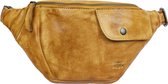 Bear Design Cow Lavato Matt Leren Heuptas / Festivaltasje / Bumbag - Oker Geel