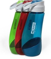 Kurgo Gourd H2O Bottle & Bowl - Drinkfles voor jou en waterbak voor de hond in één - Rood, blauw, groen - Blauw